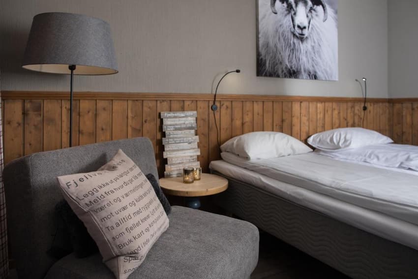 Soverom hos Spidsbergseter Resort Rondane